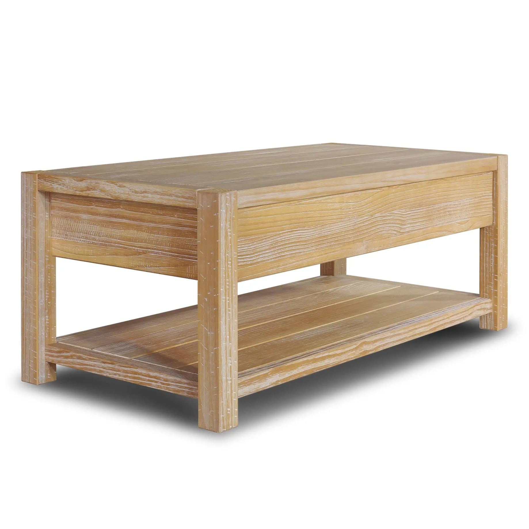 Amazon.com: Grain Wood Furniture Montauk Coffee Table, Solid Wood